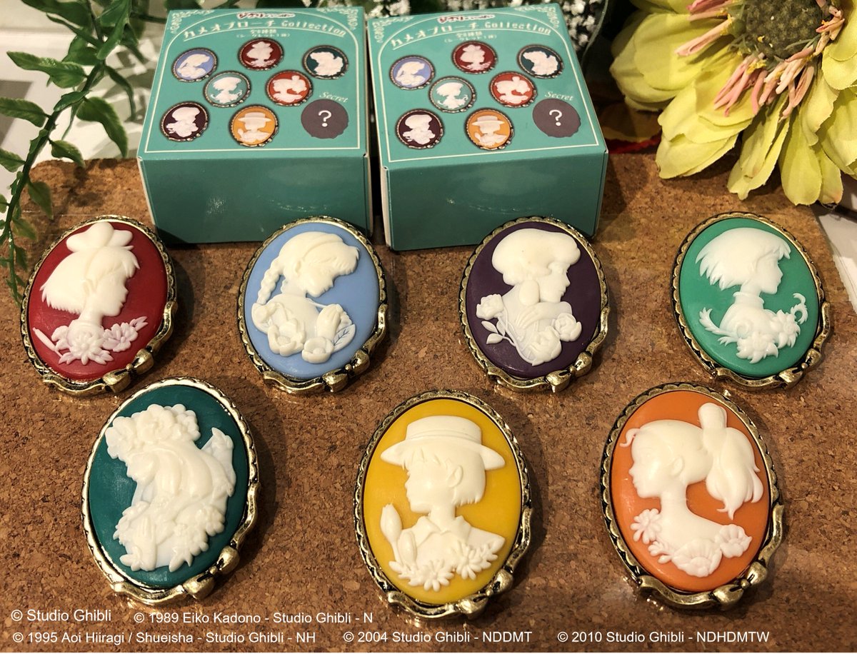 スタジオジブリ カメオスタイルブローチ8個セット スタジオジブリ