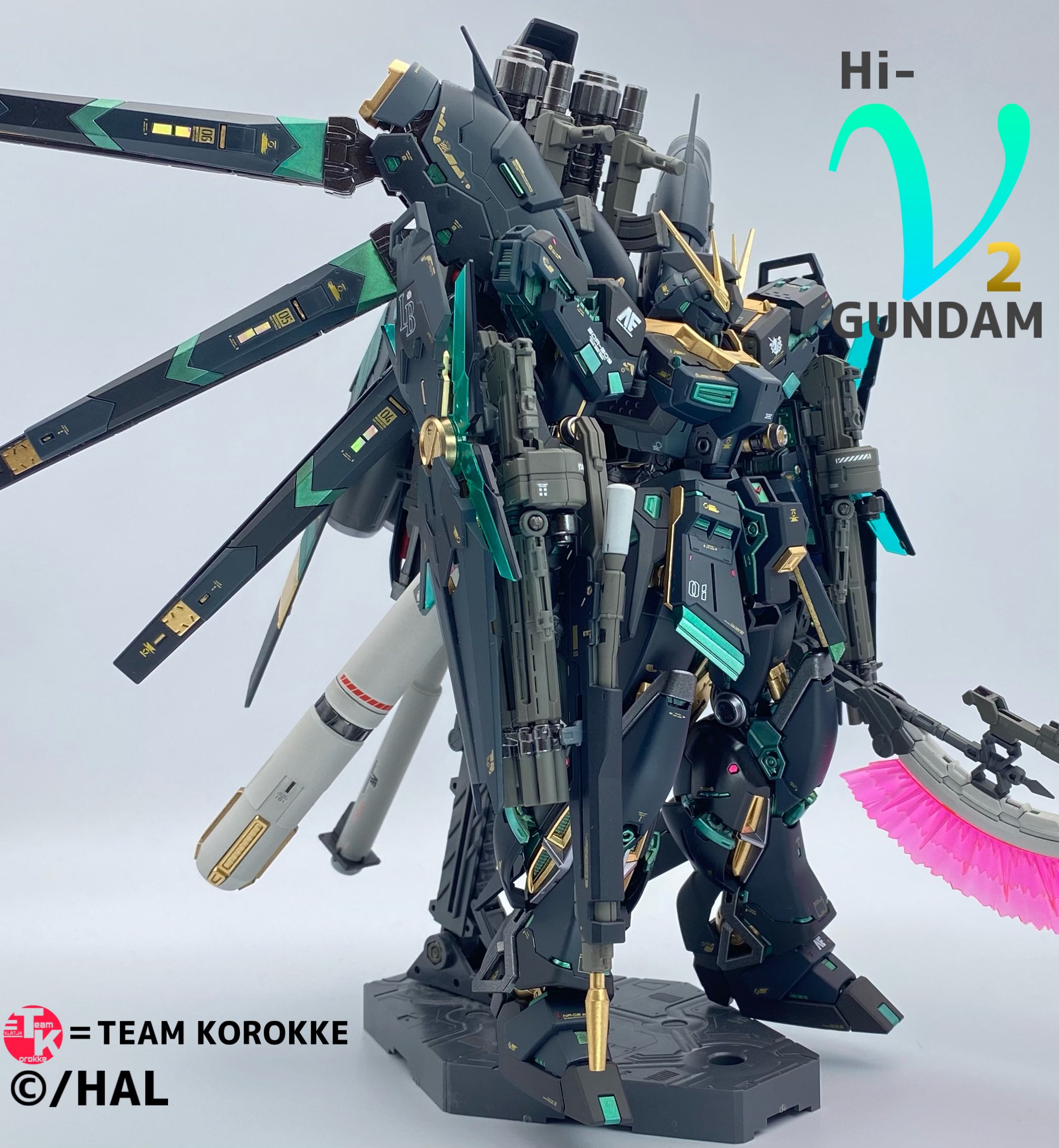 RGハイニューガンダム完成品 全塗装 RGハイニューガンダム完成品 全