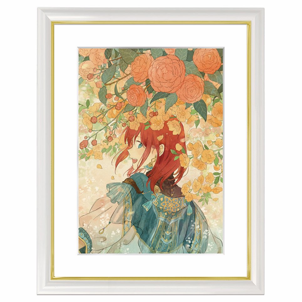 赤髪の白雪姫 コラボカフェ 限定 原画シート 赤髪の白雪姫 原画シート