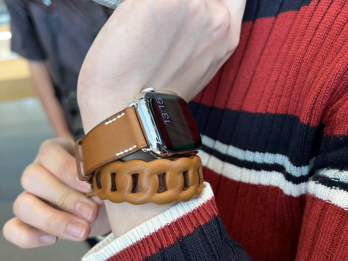 超希少】Apple Watch Hermès 最新 グルメット・ドゥブルトゥール 希少