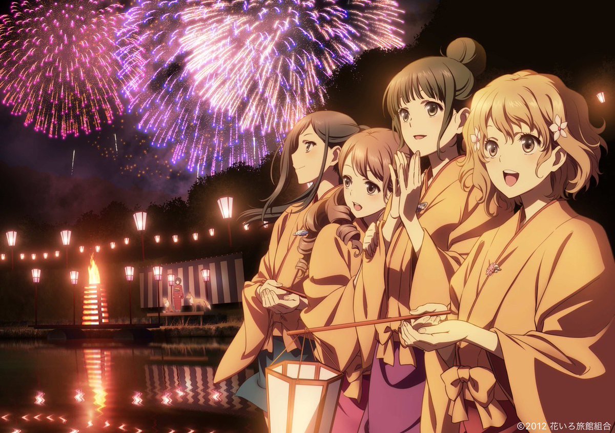 🌸新規描き下ろしイラスト公開🌸／ 第10回ぼんぼり祭り開催祈念の