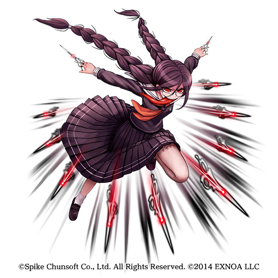 シール跡あり ジェノサイダー翔 腐川冬子 ポストカード ダンガンロンパ