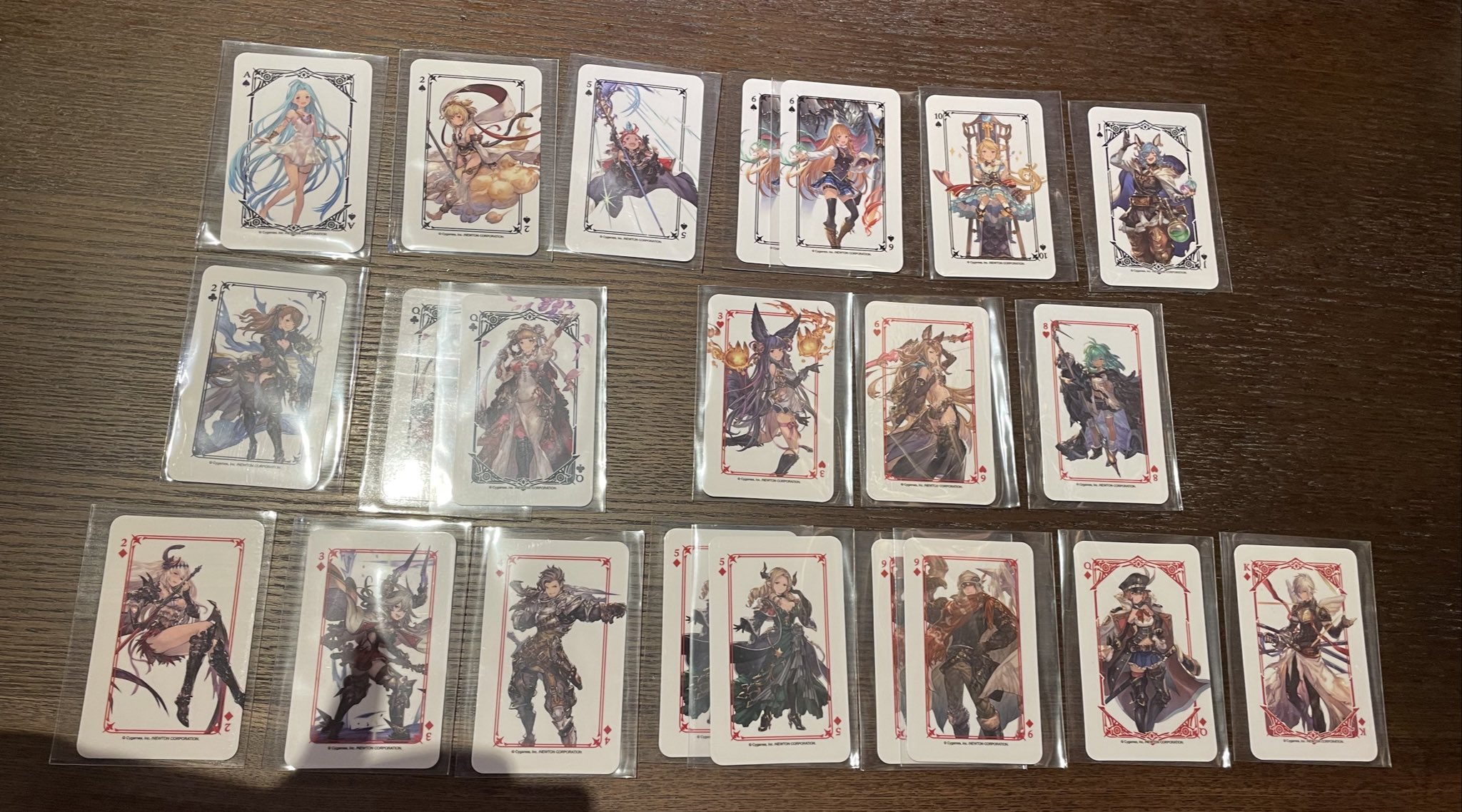 グランサイファキッチントランプ4周年 コンプセット バラ対応可能