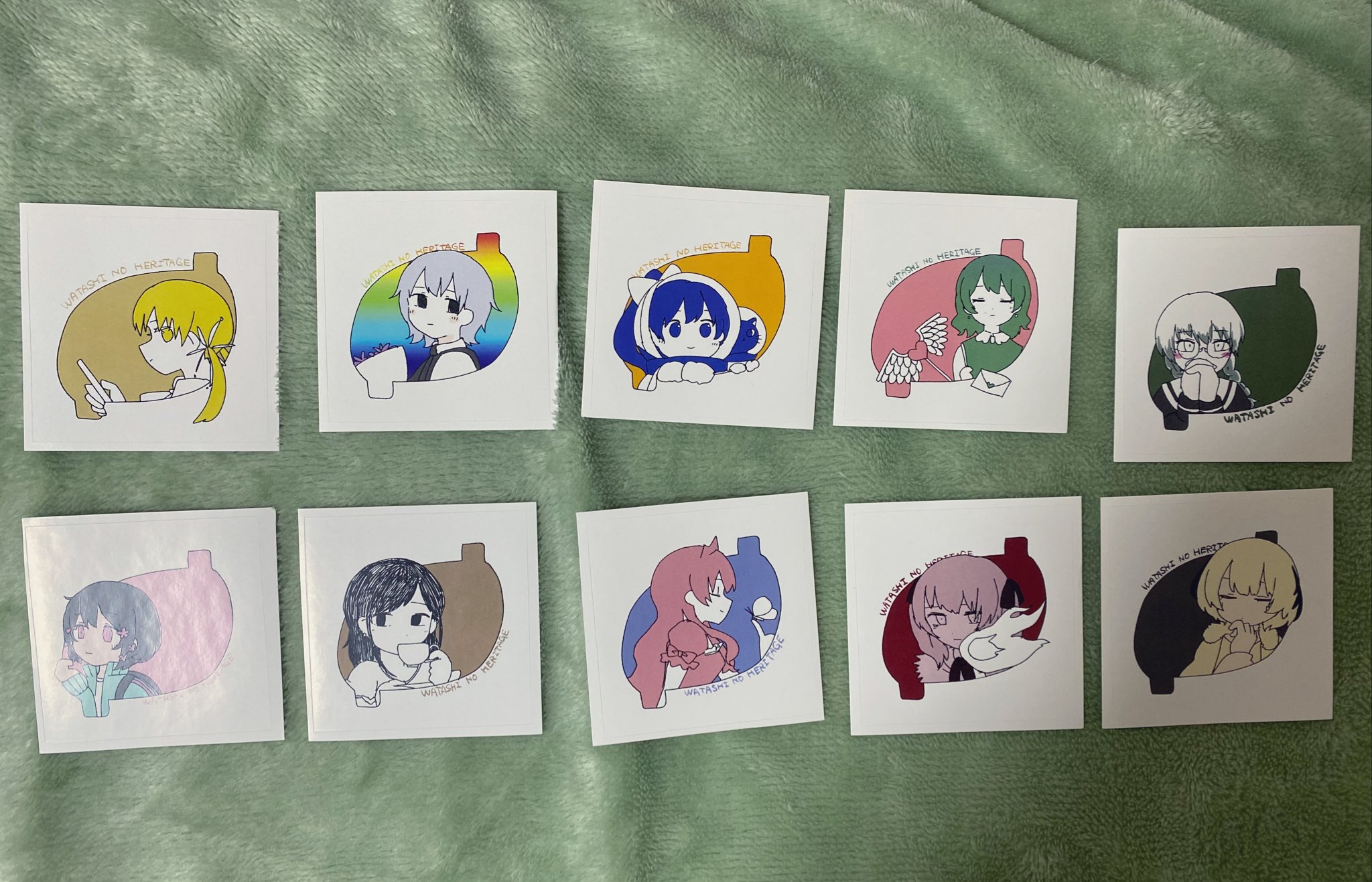 特典 クリアファイル ステッカー いよわ わたしのヘリテージ