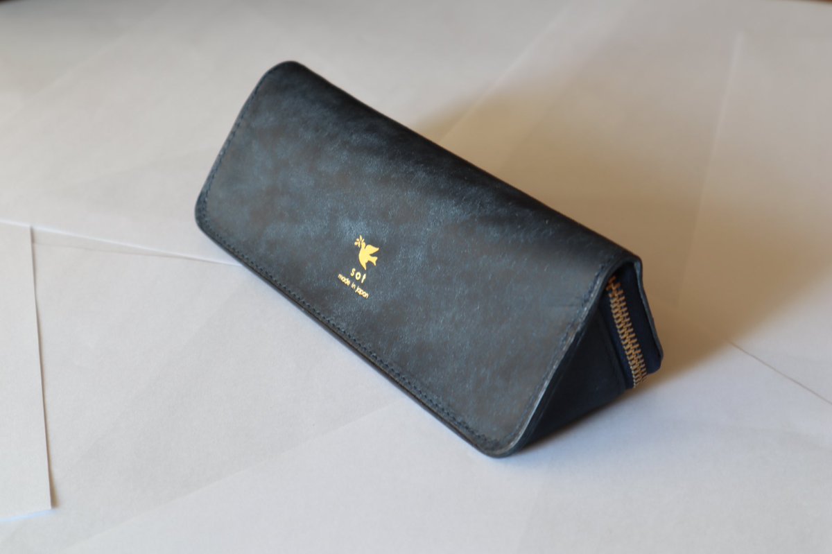 sot プエブロレザー トライアングルペンケース 低 価格 通販