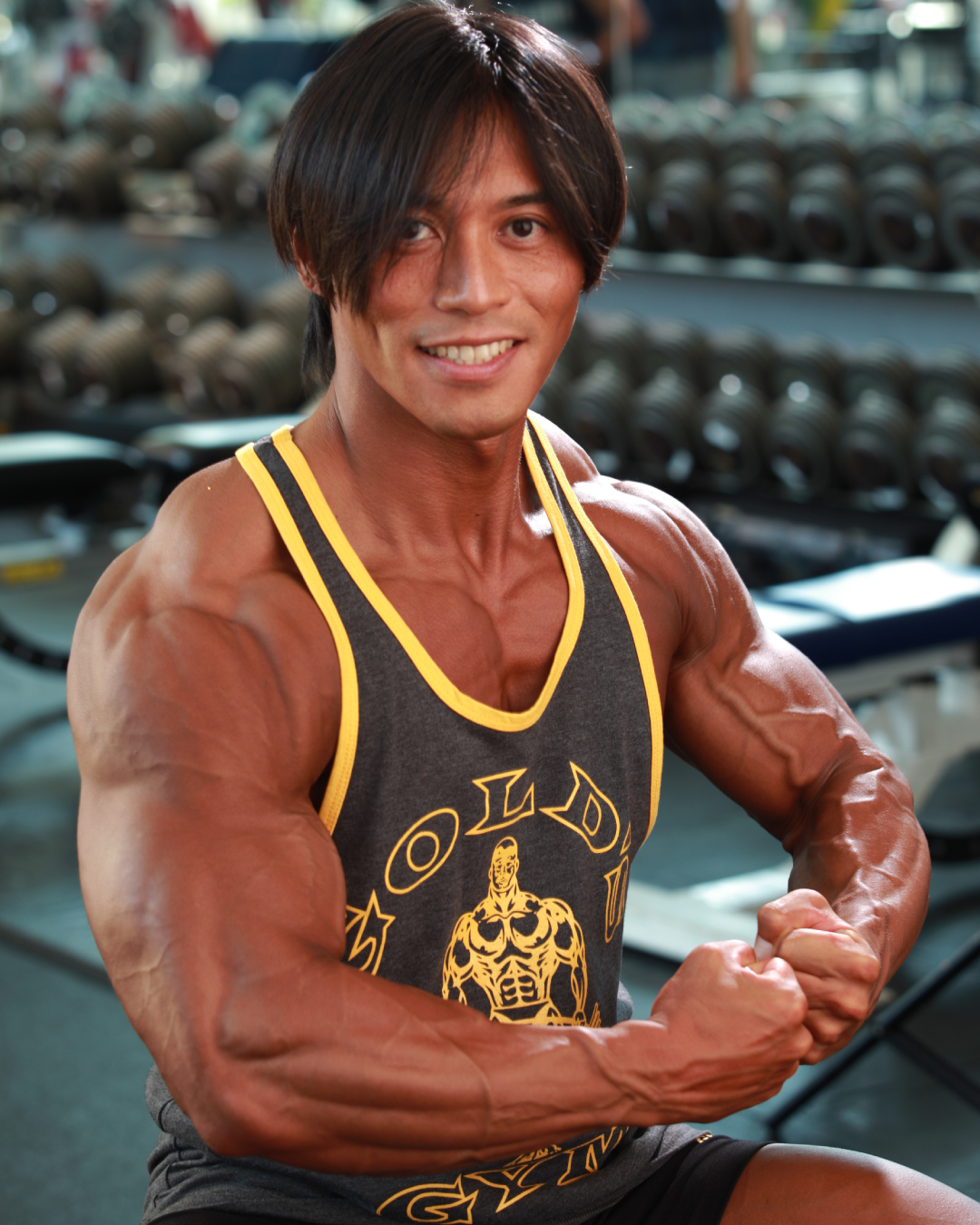 GOLD'S GYM リンガータンクトップ Mサイズ Amazon.co.jp: ゴールドジム