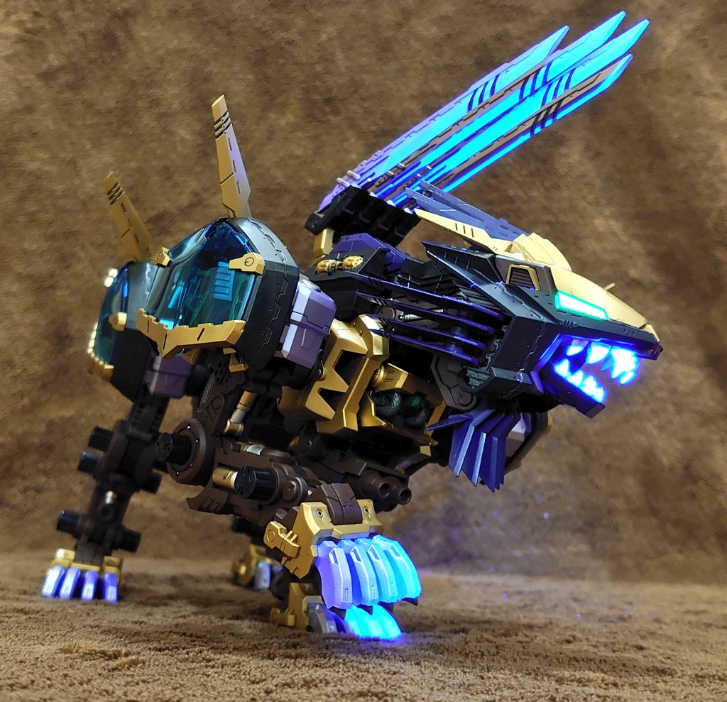 ゾイドHMMライガーゼロイクス全塗装 ゾイドHMMライガーゼロイクス全