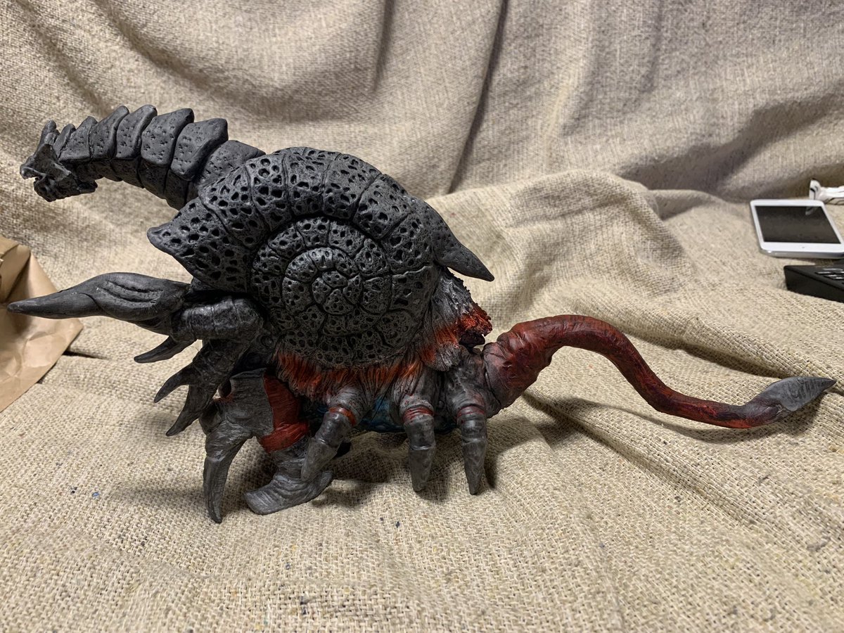 ガタノゾーア第二形態。丸山浩さんの没デザイン画を元に作成。兎に角