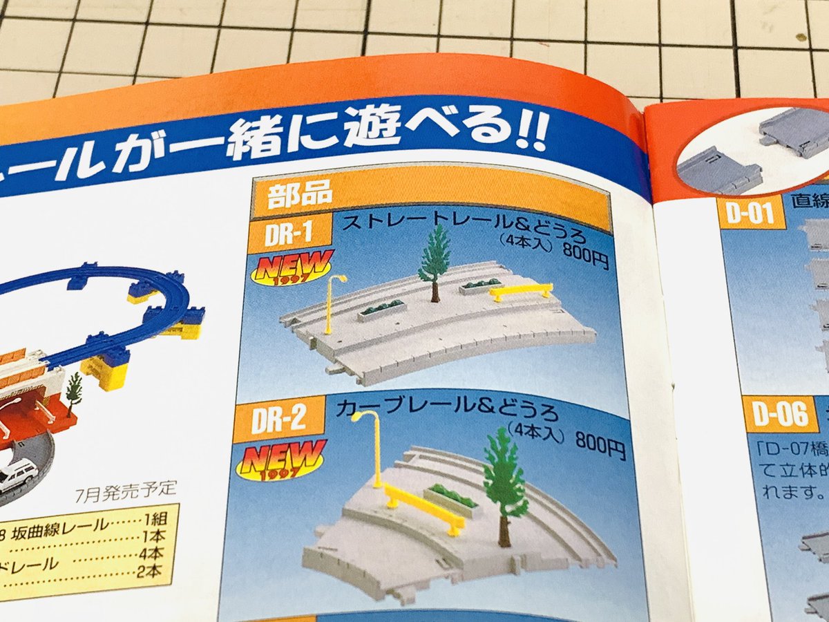約25年前に登場した、「ｽﾄﾚｰﾄﾚｰﾙ&どうろ」というﾓｰﾀｰﾄﾐｶとﾌﾟﾗﾚｰﾙが一緒