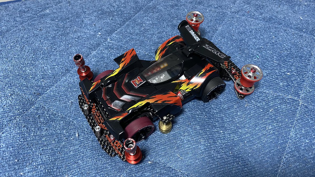 完成した msフレキにネオトライダガーzmcのポリカを載せたい…。 でも