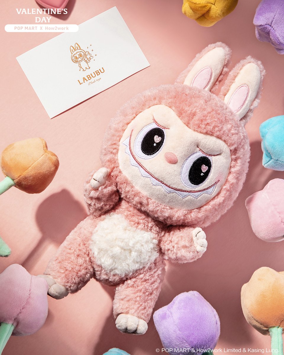 Labubu ぬいぐるみ バレンタインデー限定 Popmart LABUBU バレンタイン