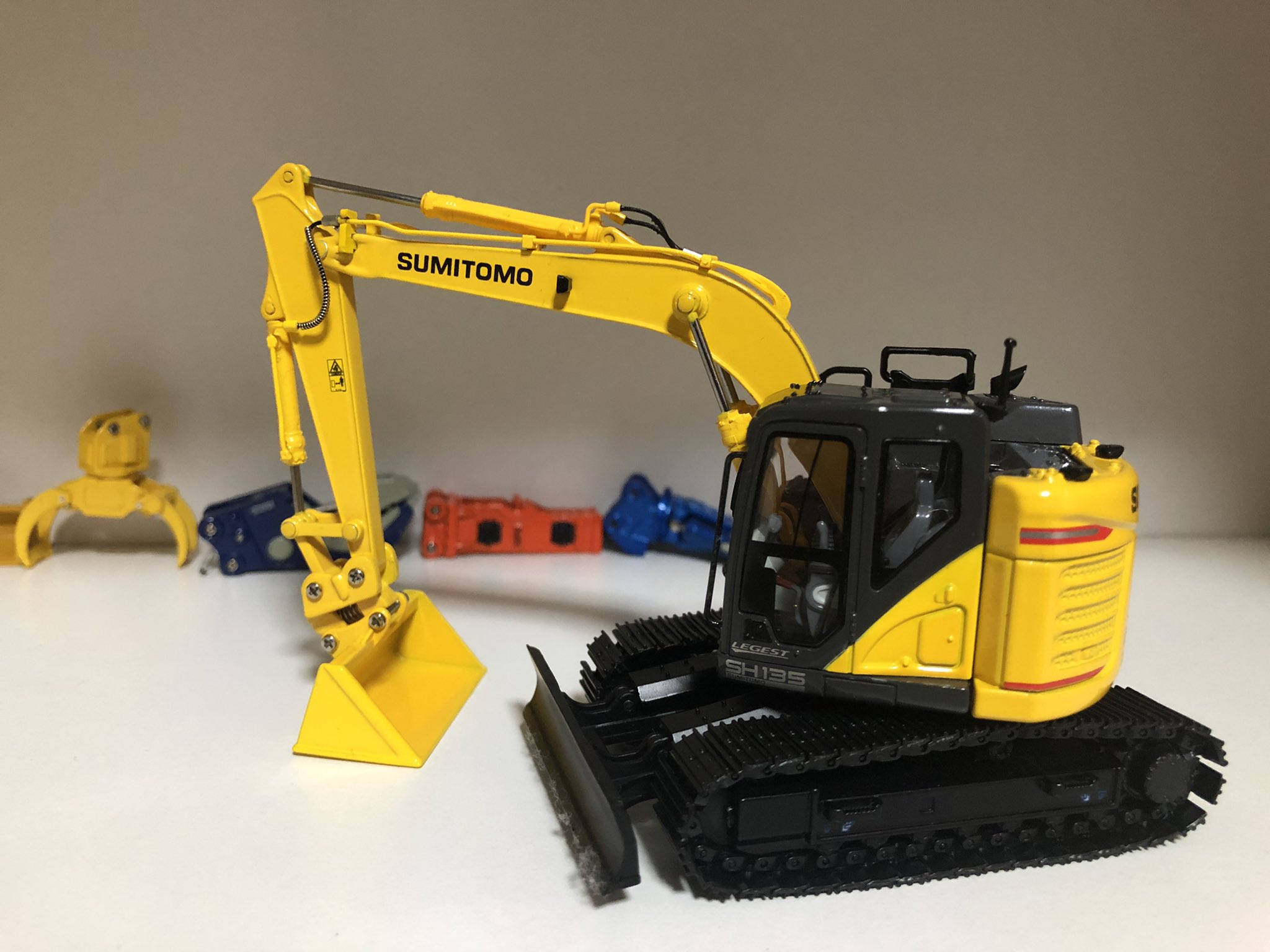 ⭐️非売品⭐️住友ショベルのミニチュア（SH 135-7 林業/グラップル