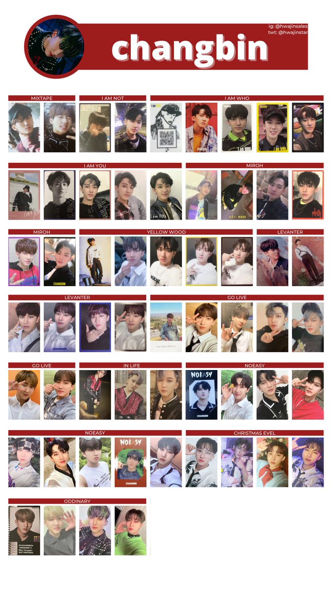 Straykids チャンビン限定特典トレカまとめ