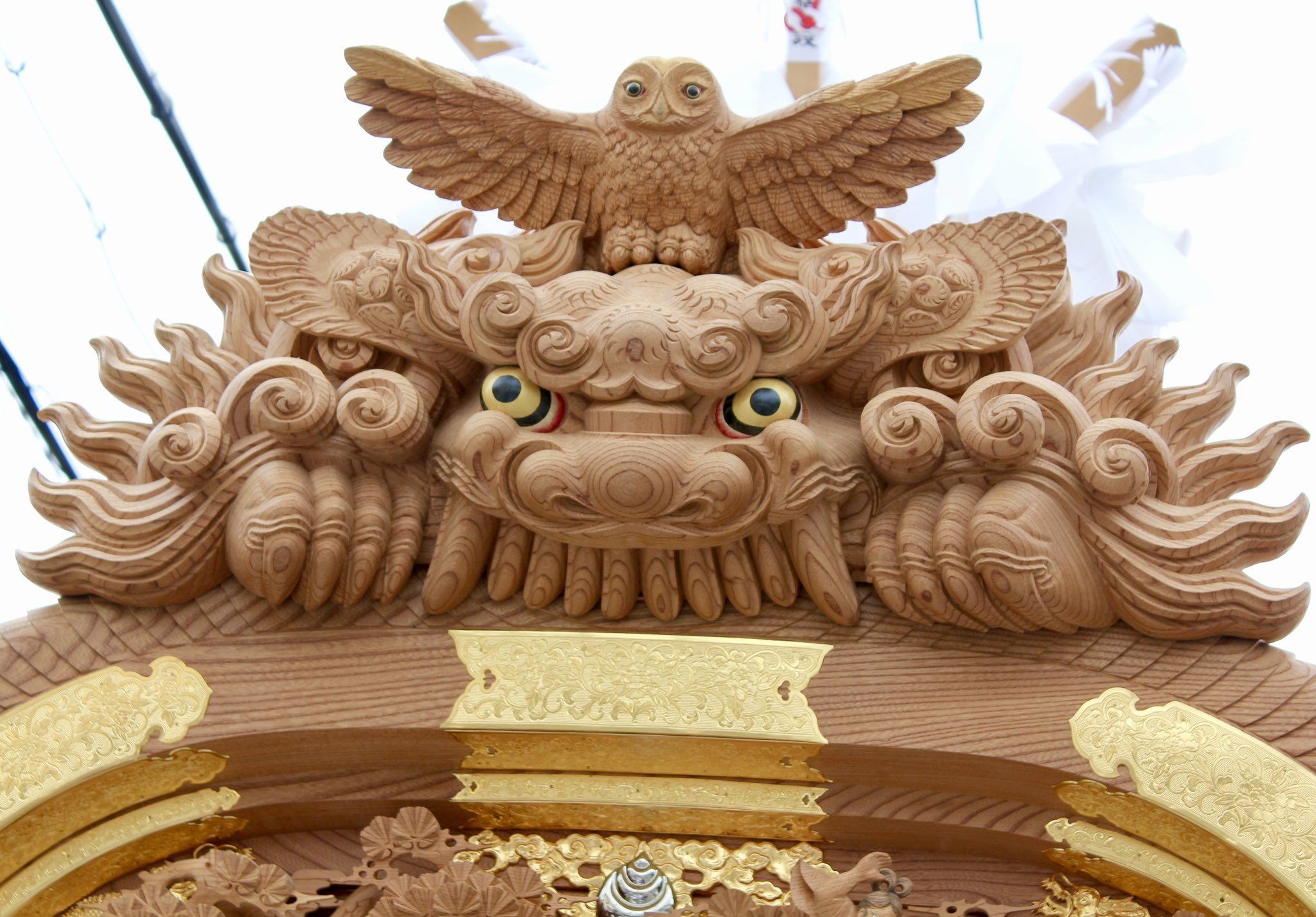 獅子噛 だんじり 彫刻 2024 だんじり 獅子噛 だんじり 獅噛み 彫物