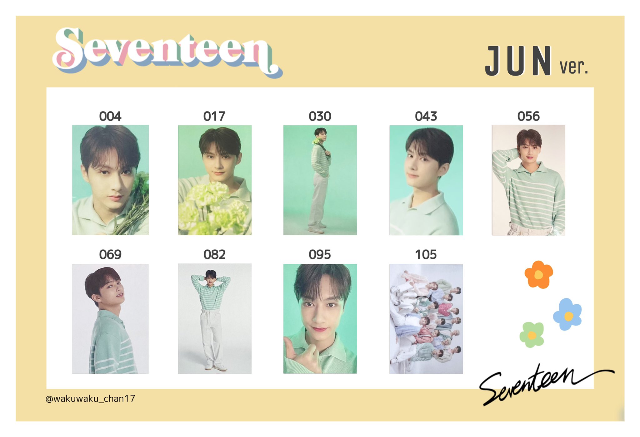 seventeen ミンギュ hanabi チェキ サイン インスタントフォト Jual