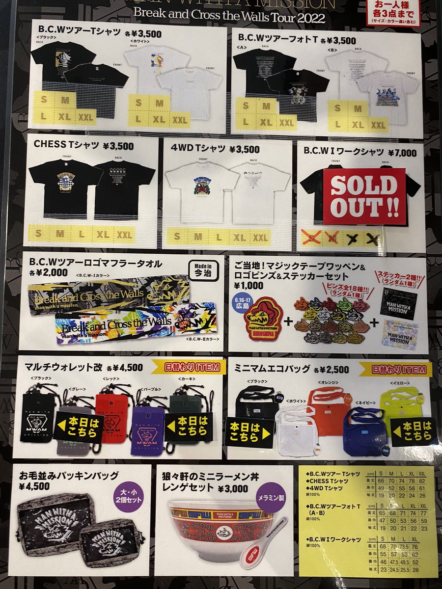 マンウィズアミッションスペシャルバックパックGAWGAWくじガウくじS賞