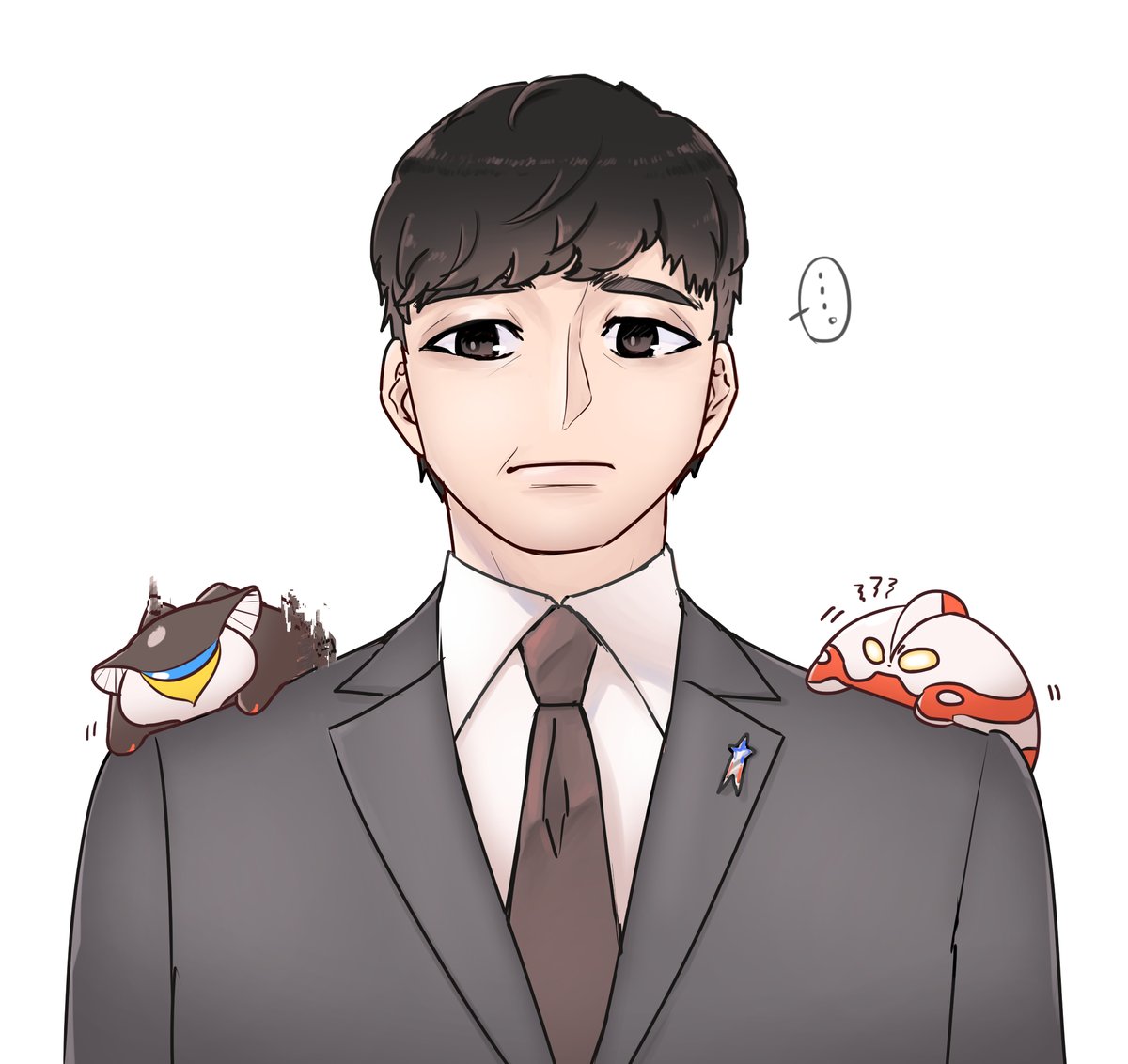 シン・ウルトラマン BIG缶バッジ 田村君男 西島秀俊 田村 君男 BIG 缶