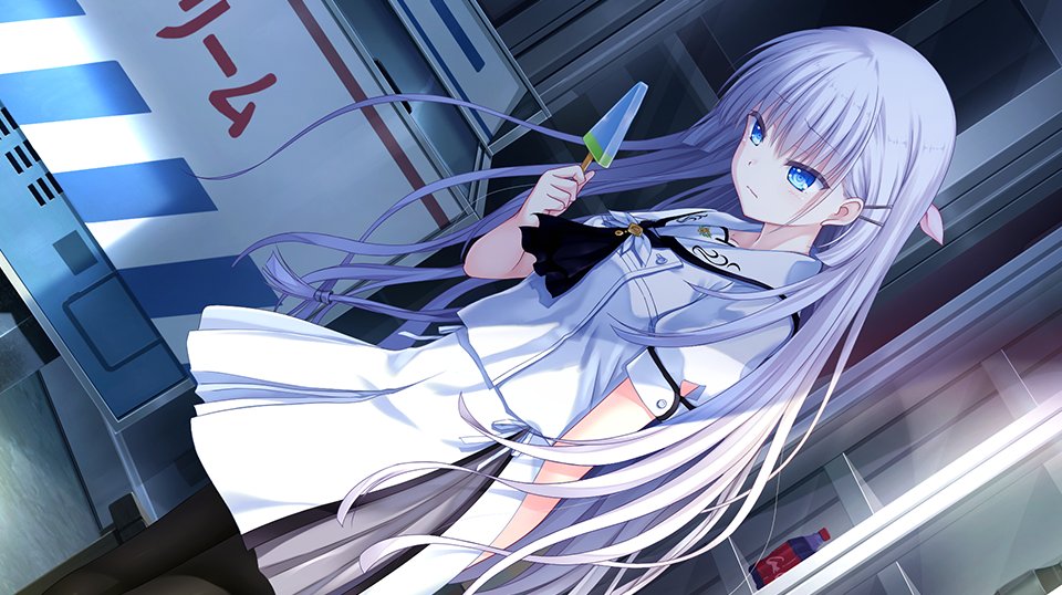 しろは】「青い…」 #サマポケ #青いスイカバー