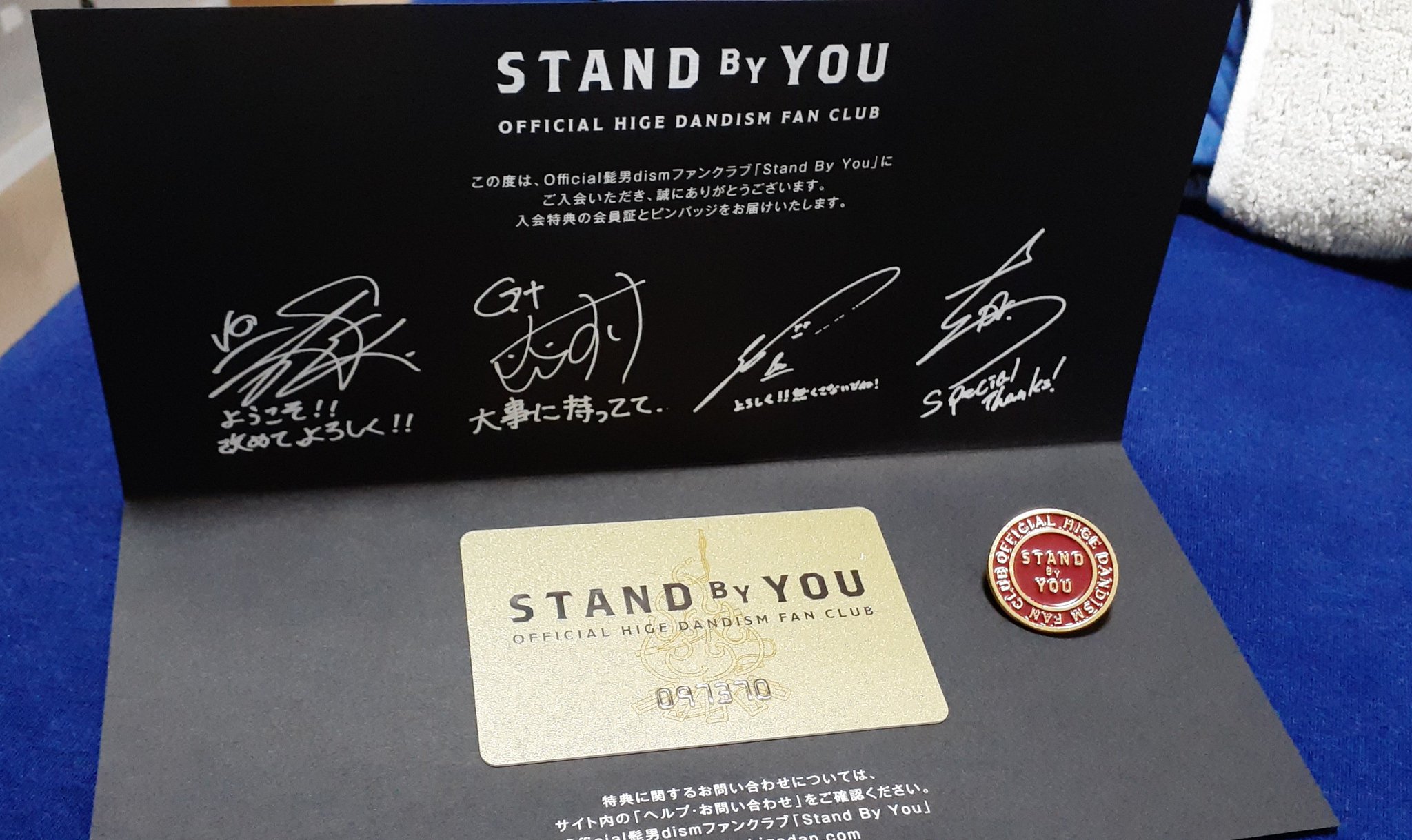 Official髭男dism プリントサイン ファンクラブ キャラファインボード