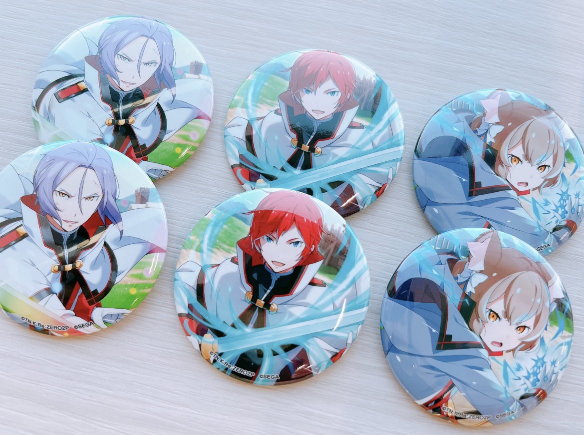 リゼロ ラインハルト 異世界学園生活 ハート缶バッジ 60点 Re:ゼロから