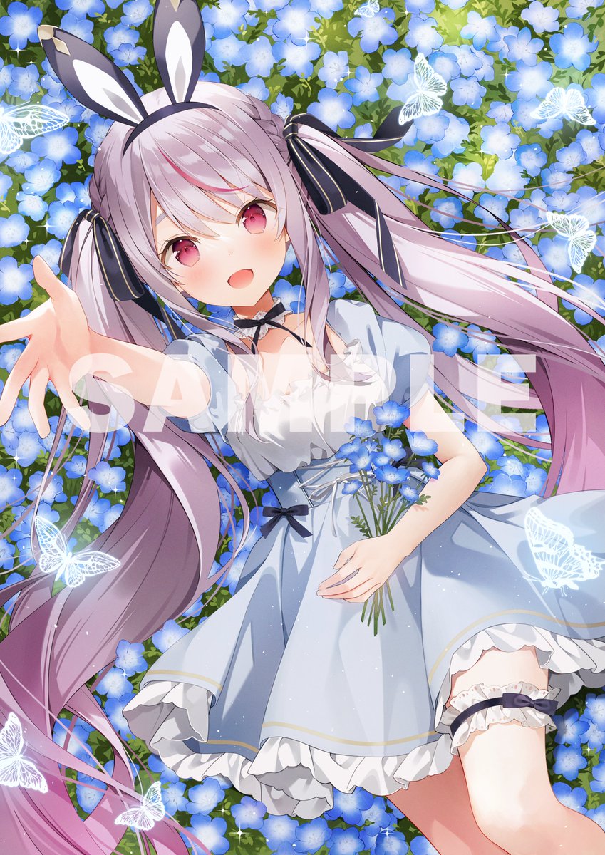 α2 ぶいすぽっ! うさ耳&女の子座り 兎咲ミミ スリーブ&プレイマット α2