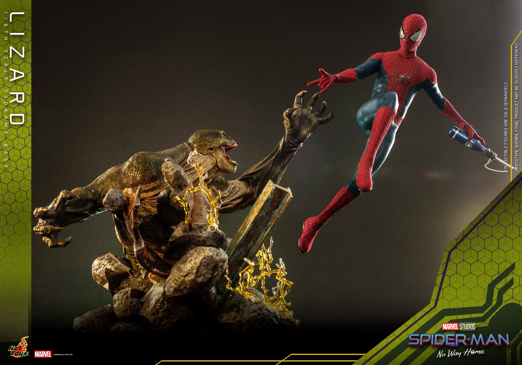 ホットトイズ アメイジング・スパイダーマン リザードセット ホット