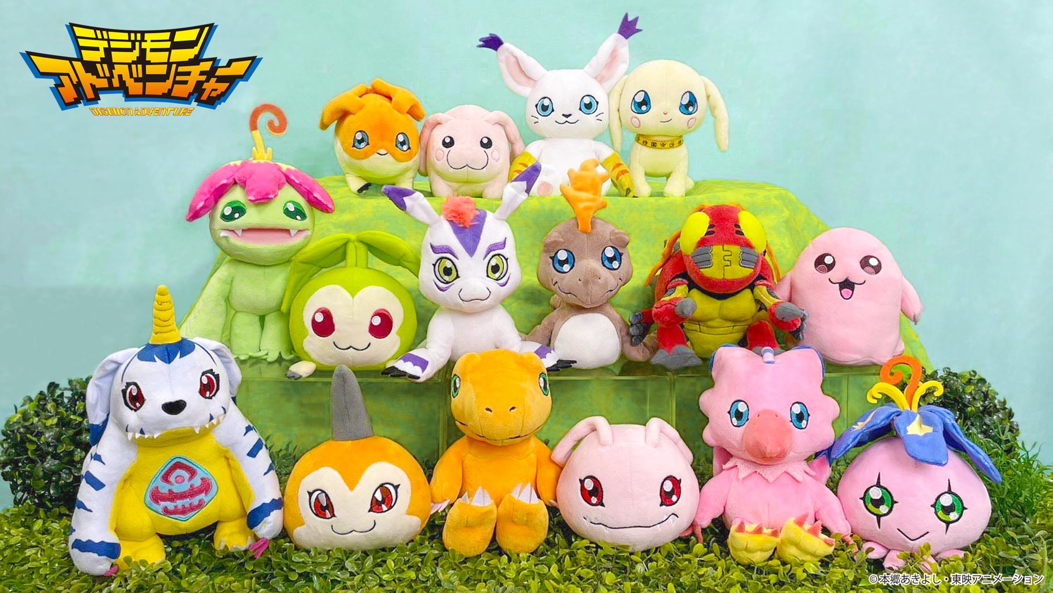 本日発送】デジモンぬいぐるみ8体 三英貿易 アグモン テイルモン