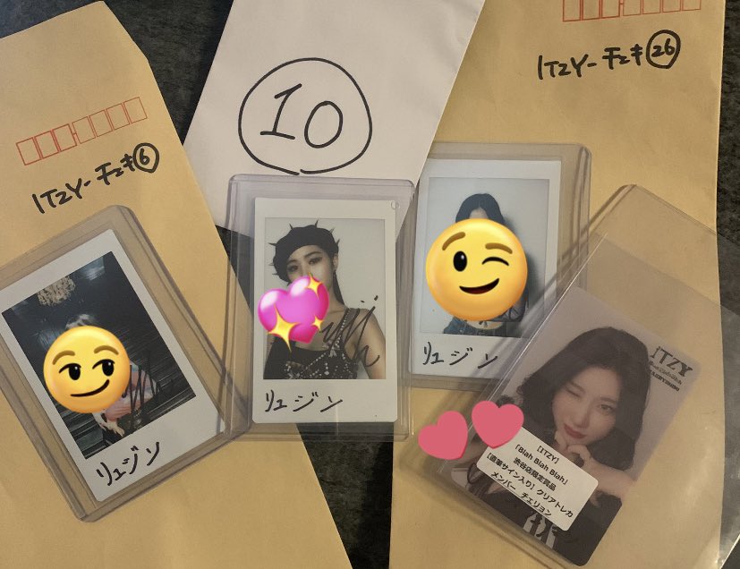 ITZY リュジン ヨントン チェキ ITZY CRAZY IN LOVE ヨントン 当選者