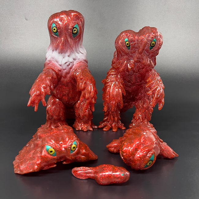 2021年 ゴジラストア限定 クリスマス ヘドラ 5体セット BASE店限定