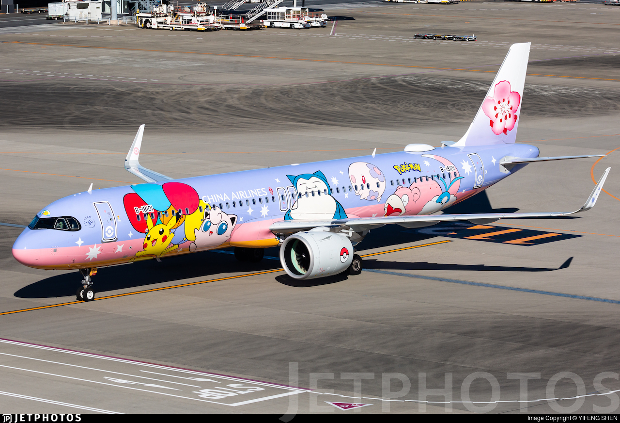 CHINA AIRLINES A321neo ポケモン チャイナ jc JetPhotos on X: