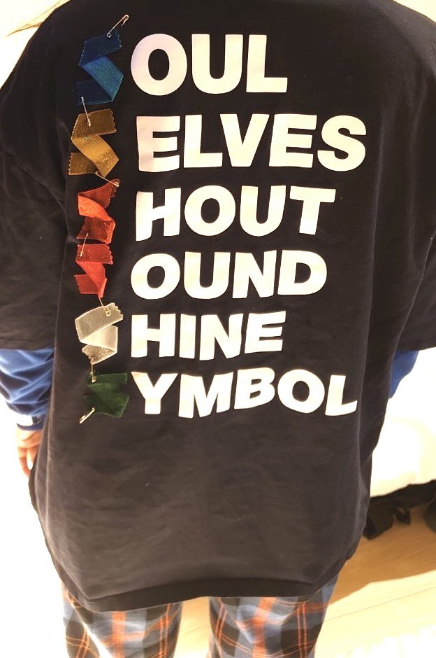 SixTONES VVS 慣声の法則ツアーTシャツラバーバンド