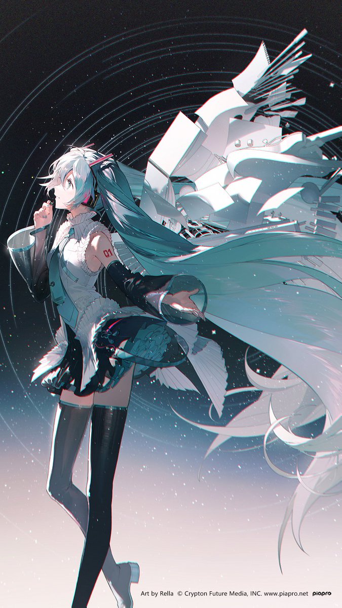 初音ミク Rella 画集 豪華版 世界1000限 初音ミク Rella 画集 豪華版