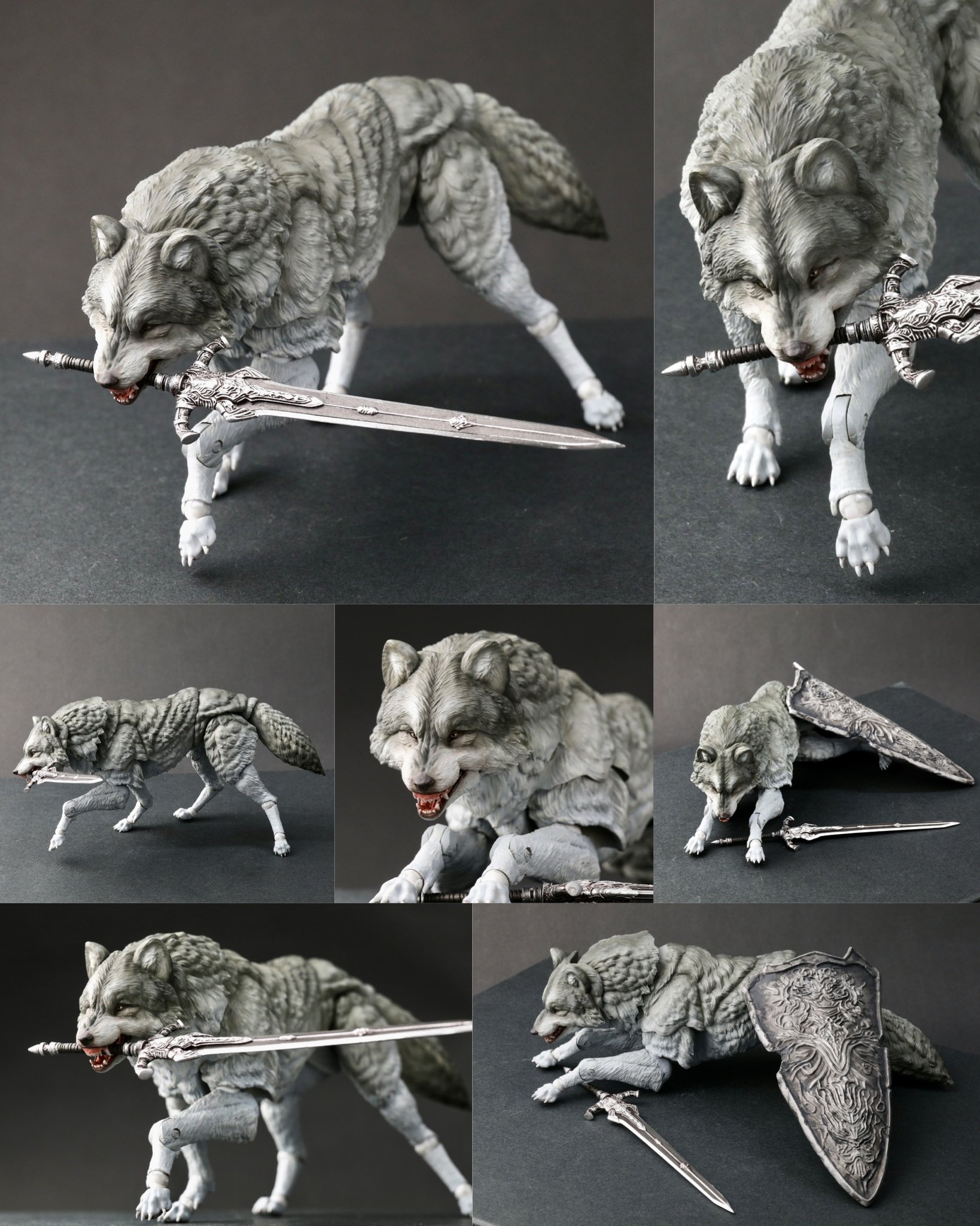 WF2017 ワンフェス ダークソウル 大狼シフ 塗装済み・完成品 Mouse