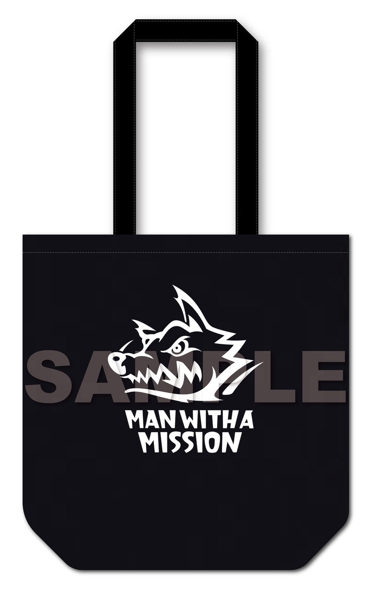MAN WITH A MISSION キャンバスビッグトートバッグ MAN WITH A MISSION