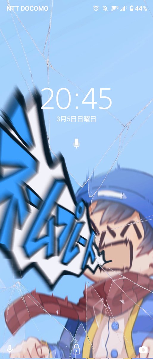 い・らくすと ロック画面を割るタイプのらっだぁさん🤔