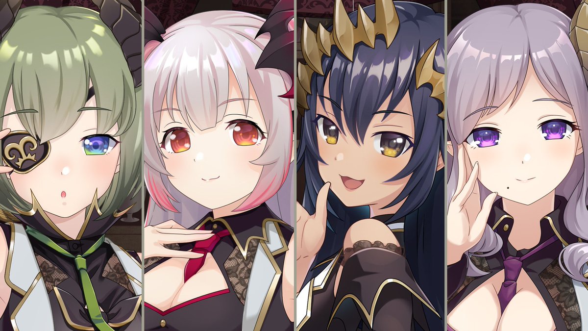 ななしいんく ハニーストラップ4人の直筆サイン入りポストカード