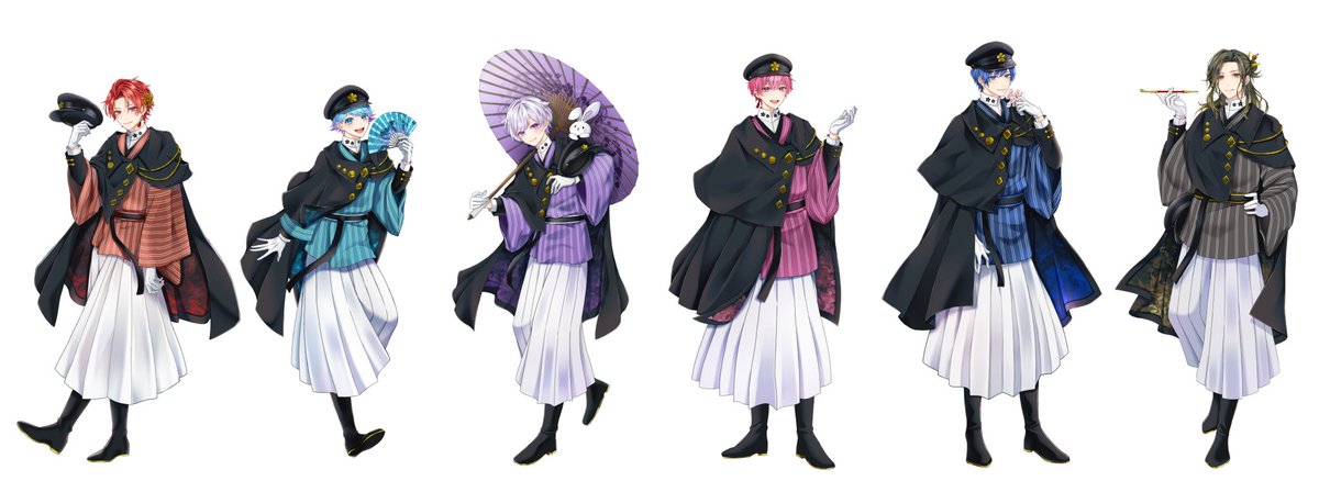 こちらいれいす様のオリジナル楽曲に合わせイラスト担当致しました