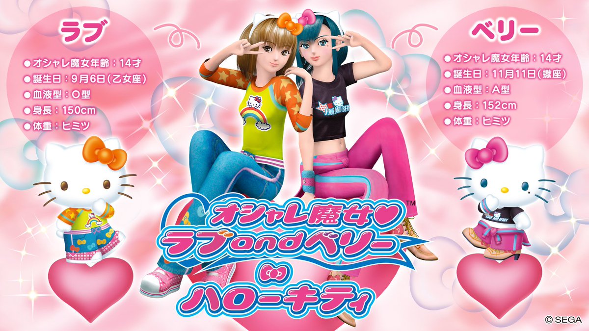 💄オシャレ魔女 ラブ and ベリー × ハローキティ💖 『オシャレ魔女