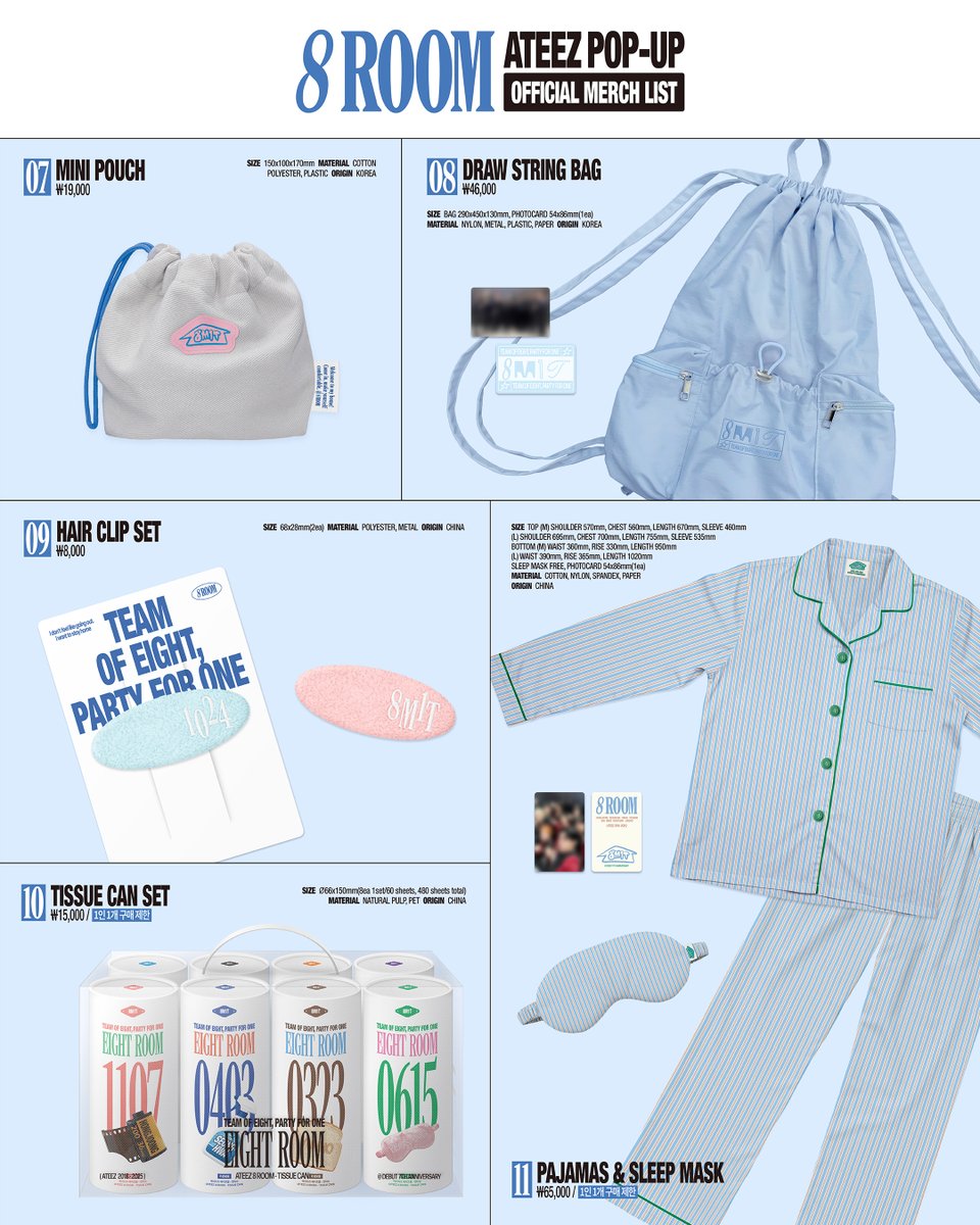 KQ、ありがとう―― ティニのみなさん、7周年POPUPの「8ROOM」グッズが