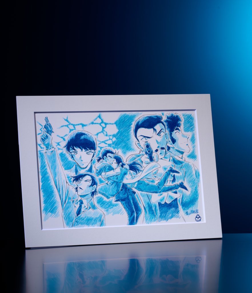 劇場版『#名探偵コナン #隻眼の残像』 #青山剛昌 先生描き下ろし複製