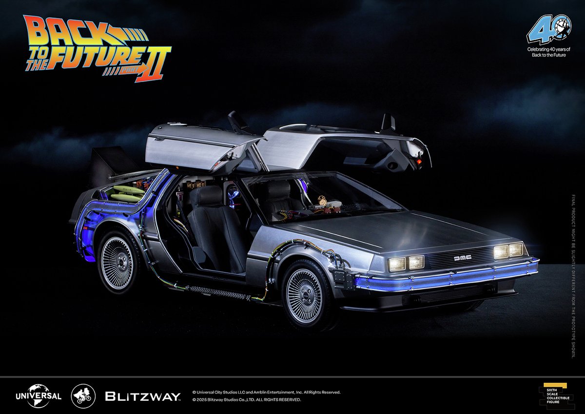 バックトゥザフューチャー タイムマシーン ミニカー 2 ドンキ