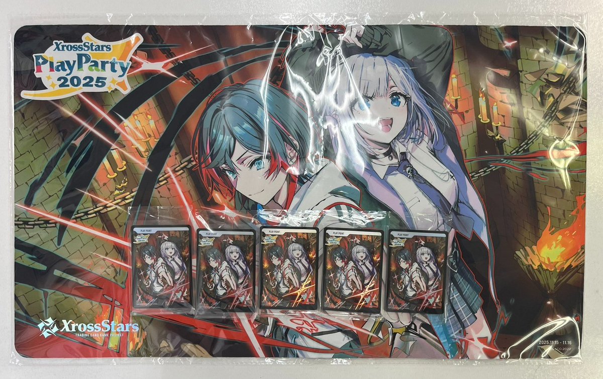 Xross Stars Play Party 2025』描きおろしプレイマット Xross Stars