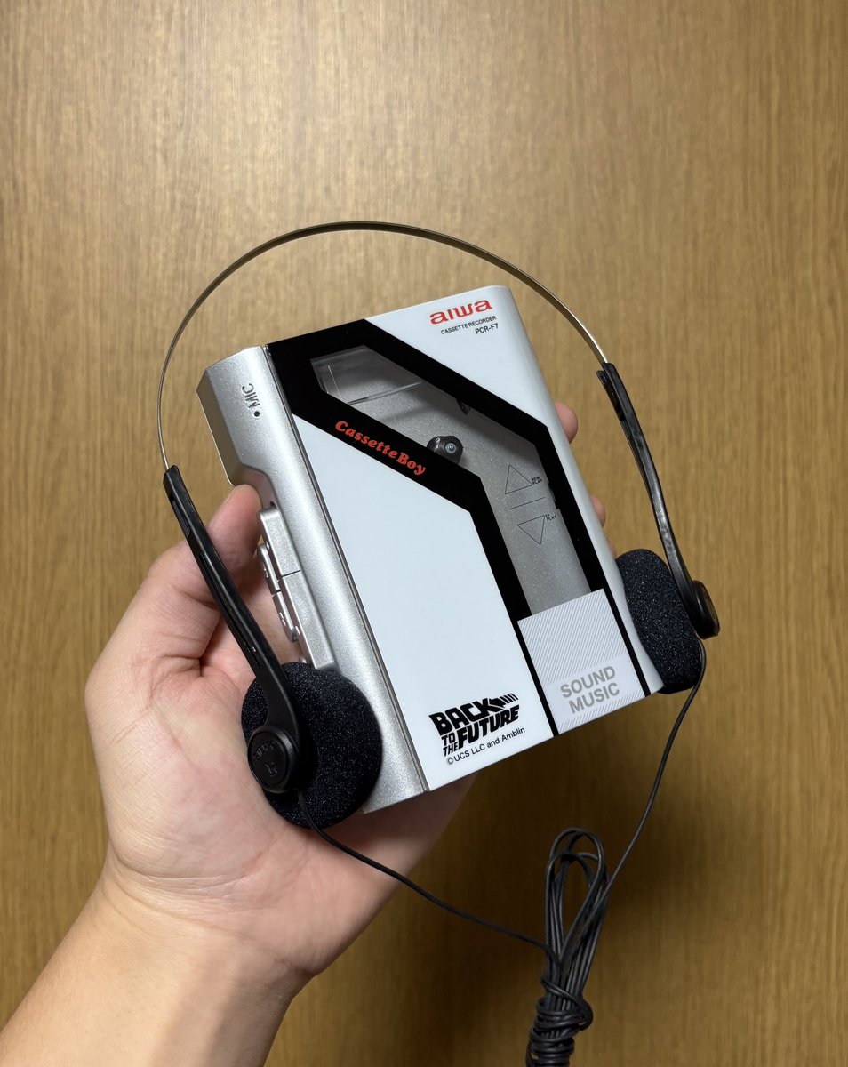 aiwaカセットレコーダー PCR-F7 バック・トゥ・ザ・フューチャー