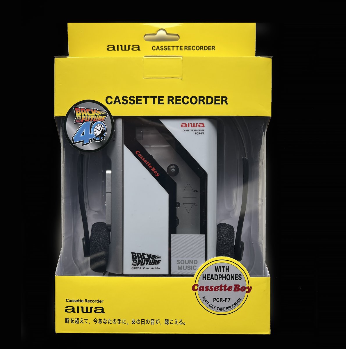 aiwa カセットプレイヤー PCR-F7 バックトゥザフューチャー ドンキ