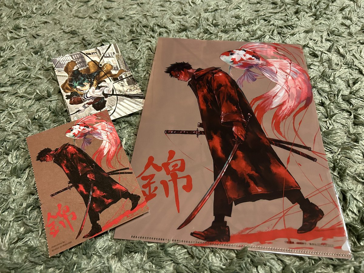 外薗健×堀越耕平描き下ろし 両面クリアファイル カグラバチ×ヒロアカ