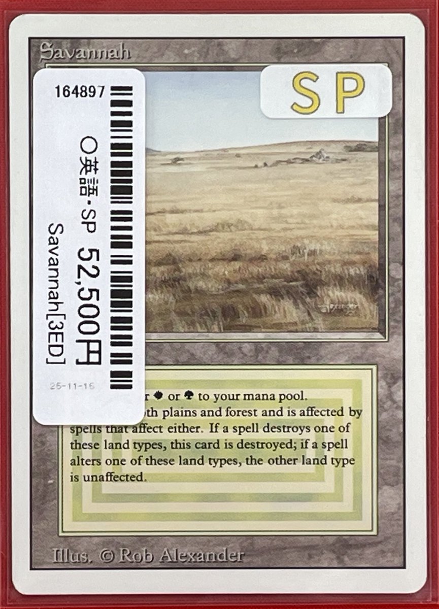 MTG】Savannah 3ED 英語版 デュアルランド MTG Savannah 3ED 英語版