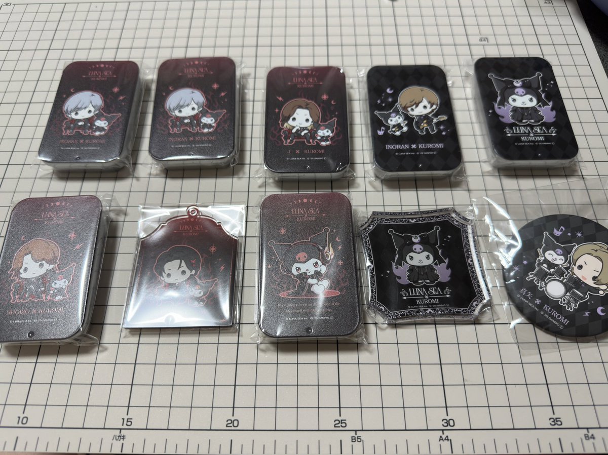 LUNA SEA ギフトエンベロップ RYUICHI アクキー 4点セット LUNA SEA