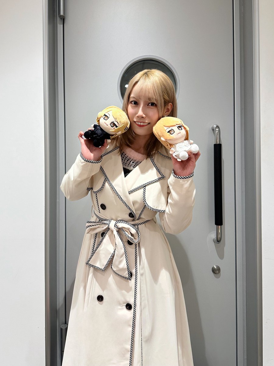 佐々木李子 ぬいぐるみ りこぬ WHITE BLACK RE;VERSI 白黒 本日18時