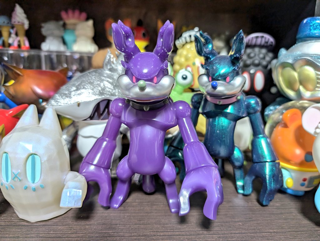 TOUMA フィギュア 4体セット モノクロ スカットル】グリッター