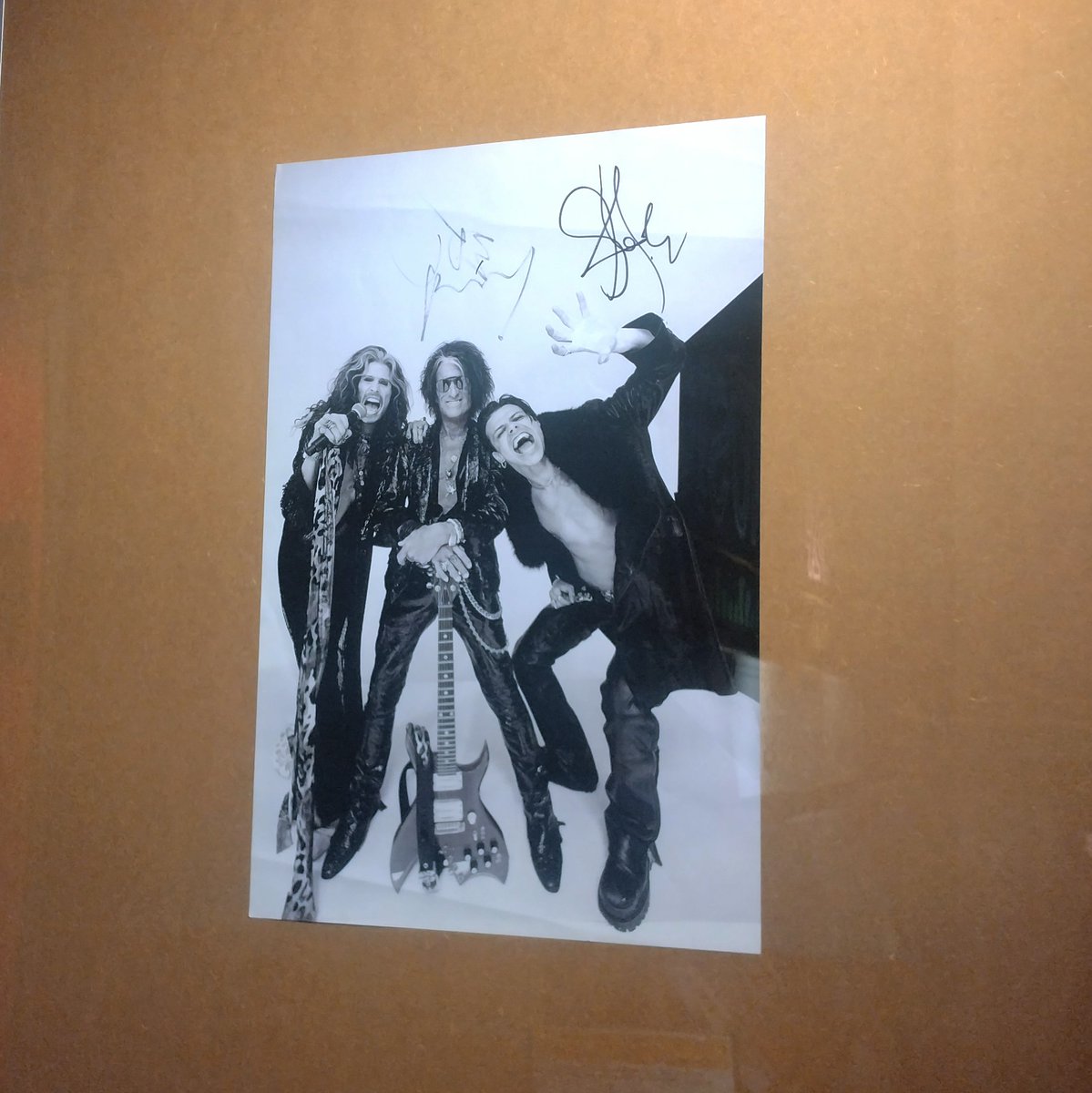 Aerosmith エアロスミス Joe Perry 直筆サイン本 Aerosmith エアロ